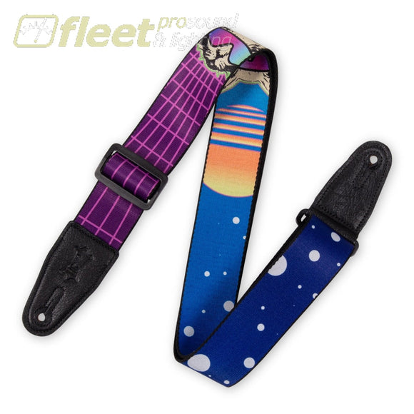 Levy’s MPD2-119 2 Polyester Guitar Strap Cyber Cat – STRAPS
