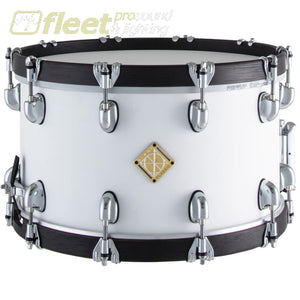 DIXON CLASSIC SERIES 8"X14" SATIN WHITE MAPLE/WENGE WOOD HOOP SNARE DRUM - PDSCL814SSW
