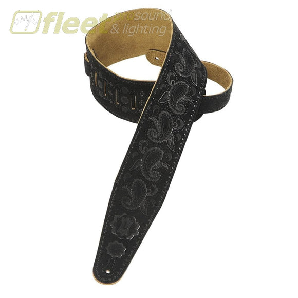 LEVY’S HEIRLOOM SERIES Guitar Strap – PMS44T03-BLK STRAPS