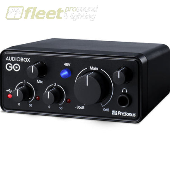 Presonus Audiobox GO Ultra-Compact 2x2 Audio Interface - AUDIOBOX-GO MIDI INTERFACES