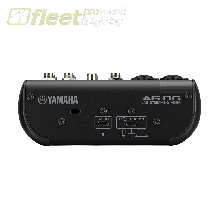 YAMAHA 6-CHANNEL LIVE STREAMING MIXER WITH USB AUDIO INTERFACE