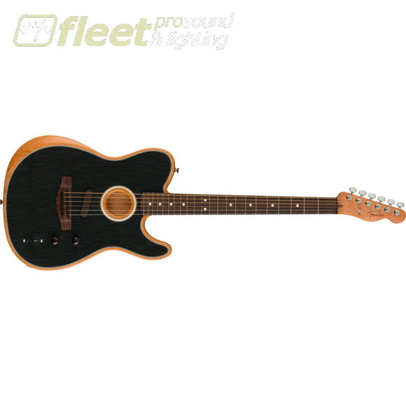 Fender Acoustasonic Player Telecaster Rosewood Fingerboard Brushed Black (0972213239) 6 STRING ACOUSTIC WITH ELECTRONICS