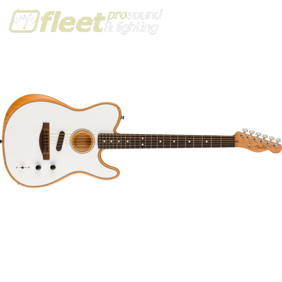 Fender Acoustasonic Player Telecaster Rosewood Fingerboard Artic White (0972213280) 6 STRING ACOUSTIC WITH ELECTRONICS