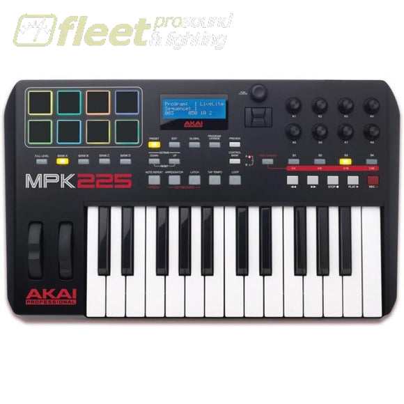 Akai Mpk225 Usb 25 Key Midi Controller Keyboard Midi Controller Keyboard