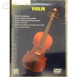 Alfred Ultimate Beginner Series Violin DVD - AL903372 INSTRUCTIONAL DVDS