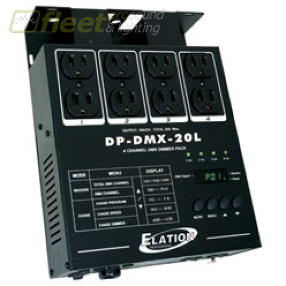 American DJ DP-DMX20L 4-Channel DMX Dimmer Pack DIMMERS