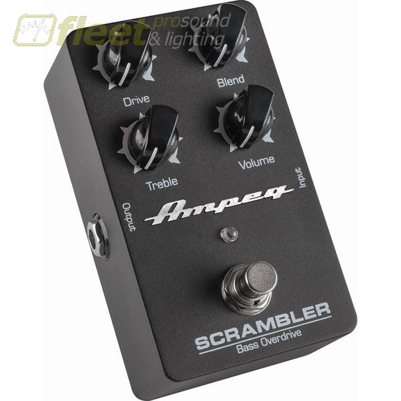 Ampeg Scrambler Bass Overdrive Pedal Bass Fx Pedals