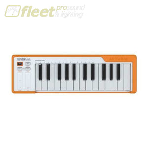 Arturia MICROLABORANGE Portable 25-Key Controller - Orange MIDI CONTROLLER KEYBOARD
