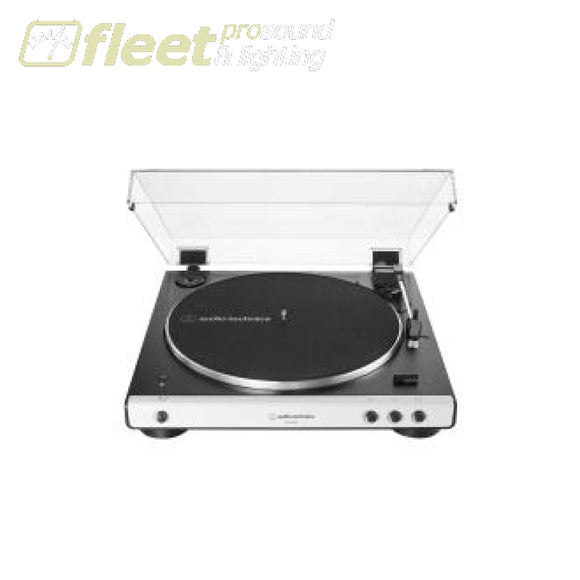 Audio Technica AT-LP60XBT-WH Fully Automatic Wireless Belt-Drive Turntable BELT DRIVE TURNTABLES