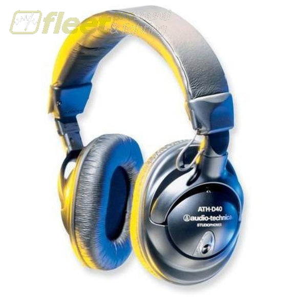 Audio Technica Ath-D40Fs Enhanced-Bass Studio Headphones Studio Headphones