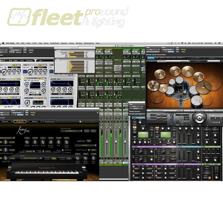 AVID PRO TOOLS DIGITAL AUDIO WORKSTATION SOFTWARE – Fleet Pro Sound