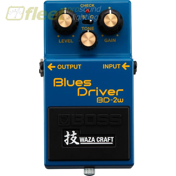 BOSS Waza Craft Blues Driver Pedal - BD-2W GUITAR DISTORTION PEDALS