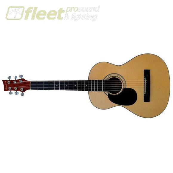 Beaver Creek Bctd401L 1/2 Size Lefty Acoustic Guitar - Natural Left Handed Acoustics