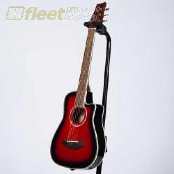 BeaverCreek BCTD401TR 1/2 Size Acoustic Guitar - Red 6 STRING ACOUSTIC WITHOUT ELECTRONICS