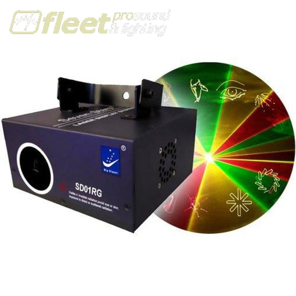 Big Dipper Sd01Rg Red/green/yellow Laser W/ Sd Card For Custom Patterns Lasers