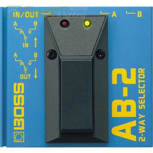 Boss Ab-2 2-Way Selector Pedal Guitar Switcher Pedals