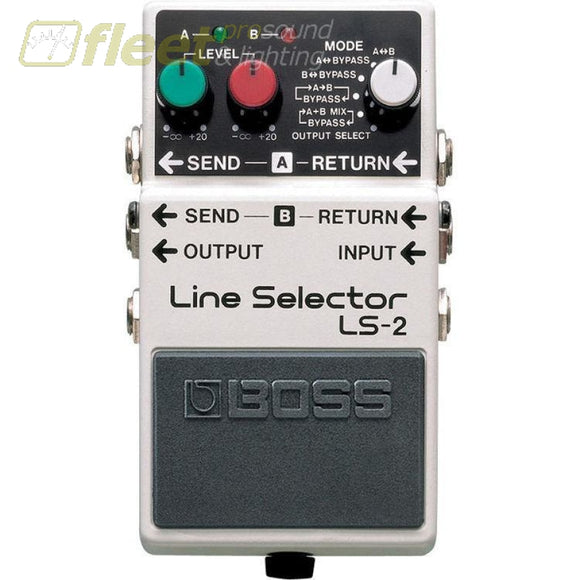 Boss Ls-2 Line Selector Pedal Guitar Switcher Pedals