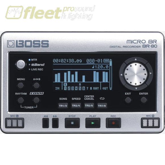 Boss BR-80 Micro Digital Recorder MULTI TRACK RECORDERS
