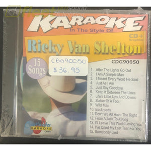 Chartbuster CBG90050 Ricky Van Shelton Karaoke CD KARAOKE DISCS