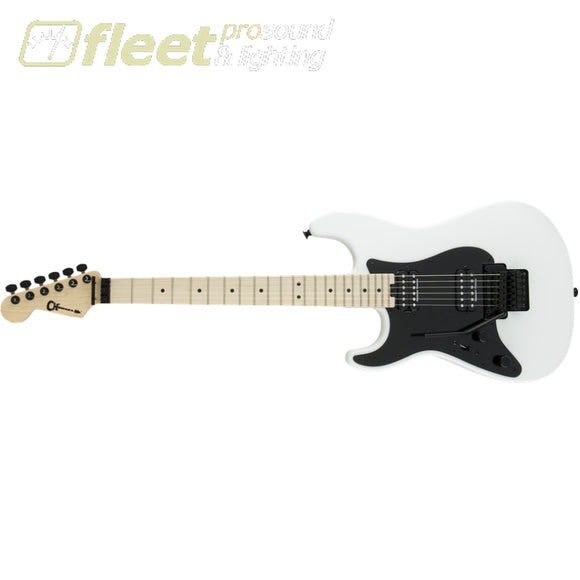 Charvel 2968101576 Pro-Mod SO-CAL Style 1 HH FR M LH Maple Fingerboard Left Handed Guitar -Snow White LEFT HANDED ELECTRIC GUITARS