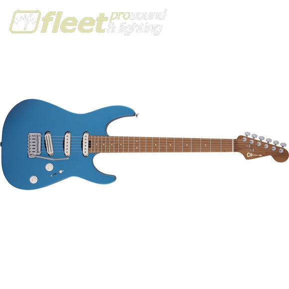 Charvel Pro-Mod DK22 SSS 2PT CM Caramelized Maple Fingerboard Guitar - Electric Blue (2969026527) SOLID BODY GUITARS