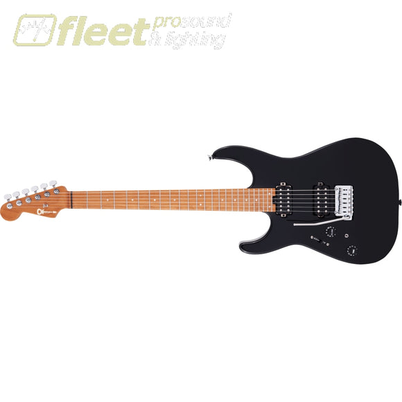 Charvel Pro-Mod DK24 HH 2PT CM LH Caramelized Fingerboard Guitar -Gloss Black (2961411503) LEFT HANDED ELECTRIC GUITARS
