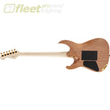 Charvel Pro-Mod DK24 HH FR M Mahogany with Quilt Maple Maple Fingerboard Guitar - Dark Amber (2969431558) LOCKING TREMELO GUITARS
