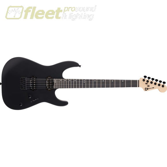 Charvel Pro-Mod DK24 HH HT E Ebony Fingerboard Guitar - Satin Black (2969851568) SOLID BODY GUITARS