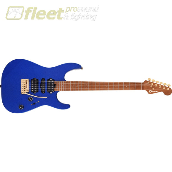 Charvel Pro-Mod DK24 HSH 2PT CM Caramelized Maple Fingerboard Guitar - Mystic Blue (2969414527) SOLID BODY GUITARS