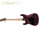 Charvel Pro-Mod San Dimas Style 1 HH FR E Ash Ebony Fingerboard Guitar - Neon Pink Ash (2975001521) LOCKING TREMELO GUITARS