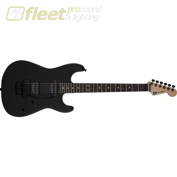 Charvel Pro-Mod San Dimas Style 1 HH FR E Ebony Fingerboard Guitar - Gloss Black (2965801503) LOCKING TREMELO GUITARS
