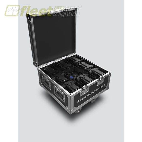 Chauvet FREEDOM-CHARGE8 Compact Charging Road Case STAGE LIGHT PACKAGES