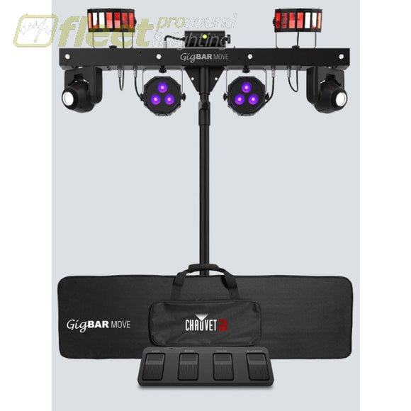 Chauvet GIGBAR-MOVE 5-in-1 Lighting System w/ Moving Heads Washlights Lasersr and more STAGE LIGHT PACKAGES