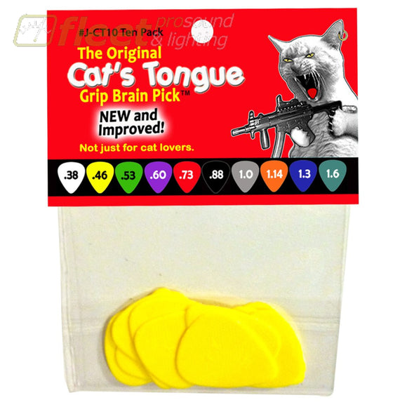 Brain Pick Cat’s Tongue J-CT46/10 Grip Picks -.46 10 Pack PICKS