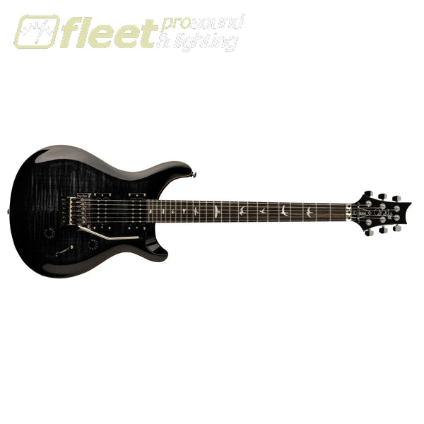 PRS SE Custom 24 Floyd CU44FLECA Guitar - Charcoal Burst 