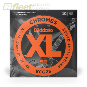 D’addario ECG23 Flat Wound String Set - Extra Light GUITAR STRINGS