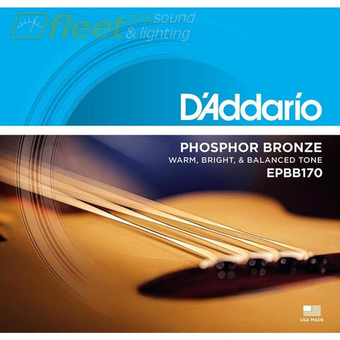 D'Addario EPBB170 Phophor Bronze Acoustic Bass Guitar Strings