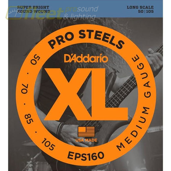 Daddario Eps160 Prosteels Bass Medium 50-105 Long Scale Bass Strings