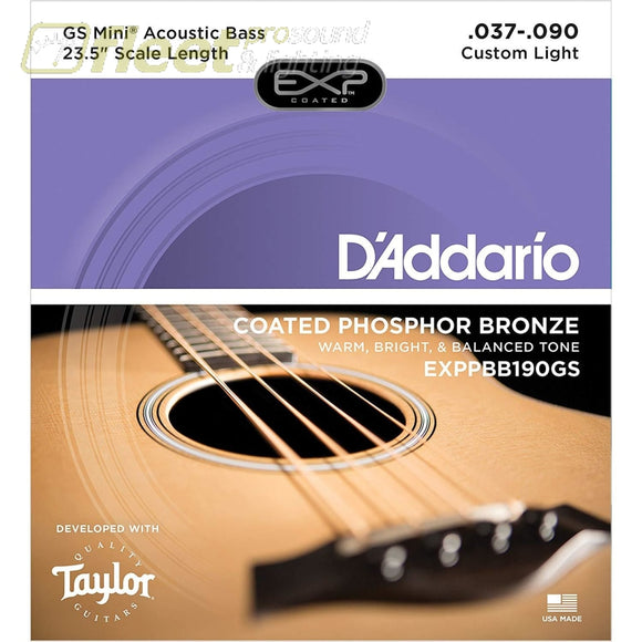 DAddario EXPPBB190GS Bass Strings - Mini Bass .037-0.90 BASS STRINGS