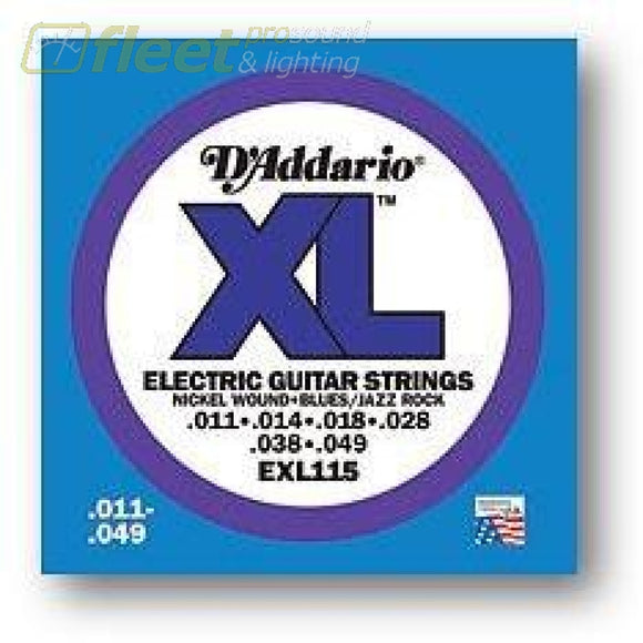 Daddario Guitar Strings - Exl115 Guitar Strings