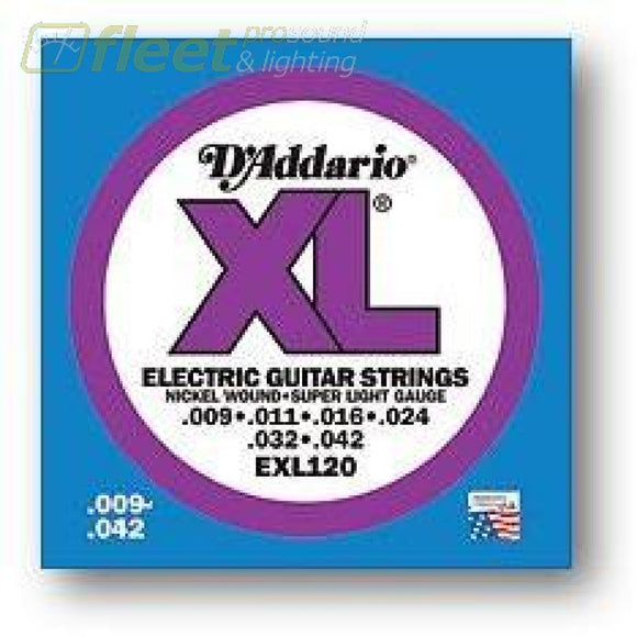 Daddario Guitar Strings - Exl120 Guitar Strings