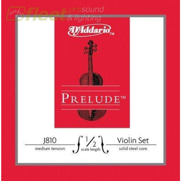 Daddario J810 1/2M Prelude Violin Set 1/2 Med Violins