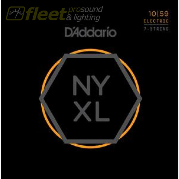 D’Addario NYXL1059 10-59 Regular Light 7 String Set GUITAR STRINGS