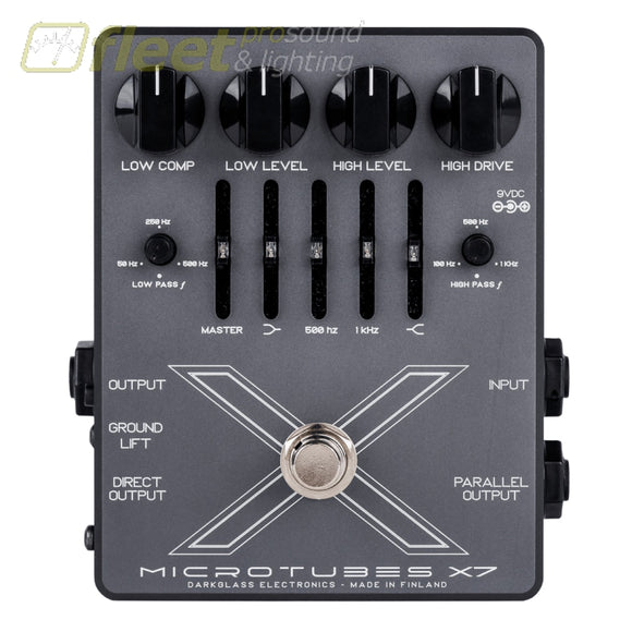 DarkGlass MICROTUBES X7 Bass Pedal BASS FX PEDALS
