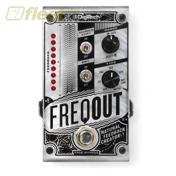 Digitech FREQOUT Frequency Dynamic Feedback Generator GUITAR PITCH SHIFTER PEDALS