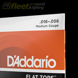 D'Addario EFT13 Acoustic Guitar Strings -  Flat Tops Phosphor Bronze Strings