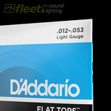 D’Addario EFT16 Acoustic Guitar Strings - Flat Tops Phosphor Bronze Strings 12-53 Regular Light Set GUITAR STRINGS