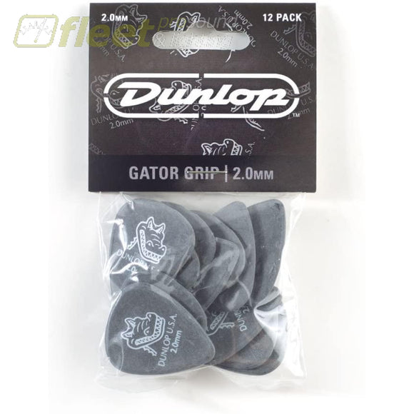 Dunlop 417P-2.0 Gator Grip 2.0mm Player Pick Pack PICKS
