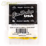 Dunlop 423R-73 Tortex Small Teardrop 0.73 Picks - 36 per Bag PICKS