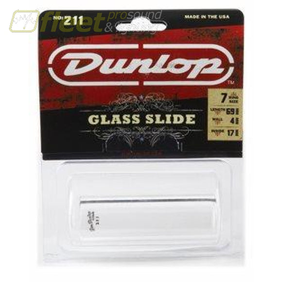 Dunlop JD211- Pyrex Small Glass Guitar Slide SLIDES